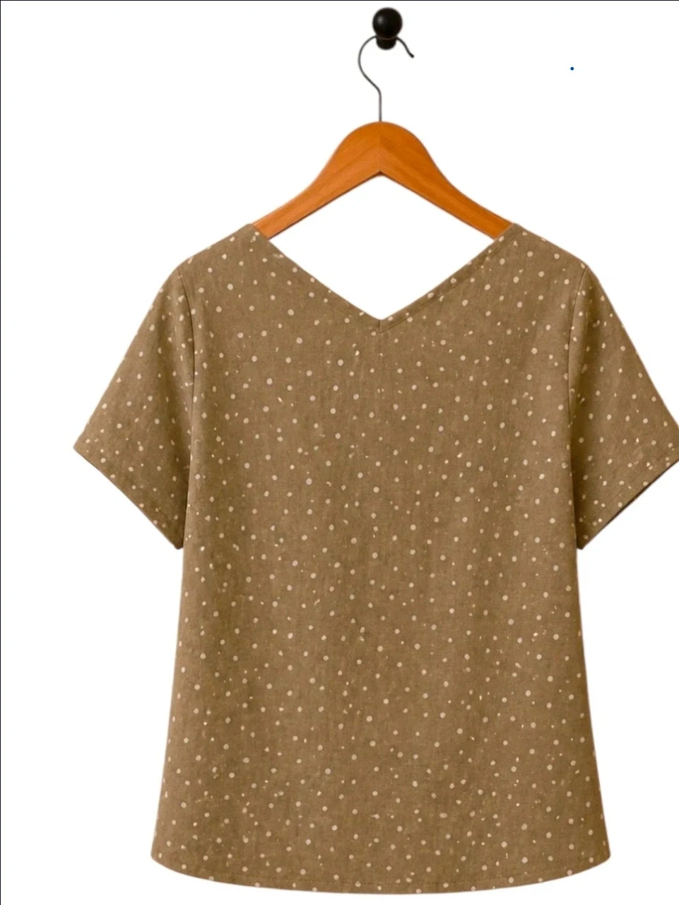 Khaki satin Jodhpur blouse – photo 2